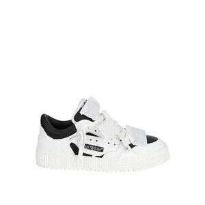 Off-White Layered Design Low-Top Sneakers With Textured Sole - NWT